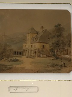 88 . Métairie d'Eltz  , gravure  de 1850 environ . 